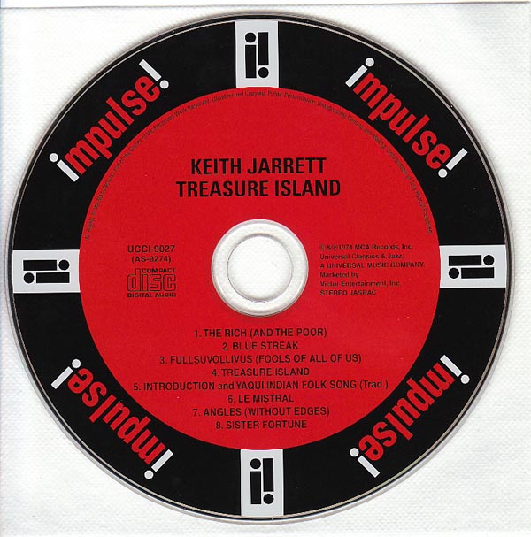 CD, Jarrett, Keith - Treasure Island